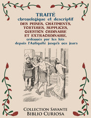 Traité chronologique et descriptif des peines, etc.